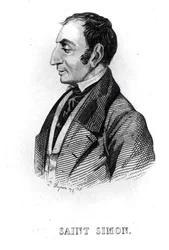 Claude Henri de Rouvroy (1760-1825) Comte de Saint-Simon (18th-19th century)