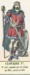 Clotaire I, 7th King, ascended the throne in 558, died in 561