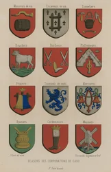Coats of arms of the corporations of Ghent