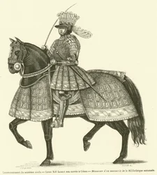 Beginning of the Sixteenth Century, Louis XII Entering Genoa (engraving)