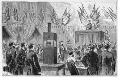 Congress of Electricians at the International Electricity Exhibition at the Palais de l