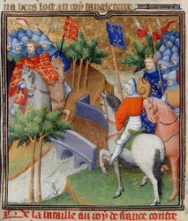 England and France at War, illustration from 