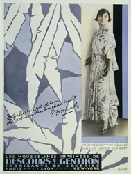 Countess Anna de Noailles (1876-1933) from Vogue, 1930
