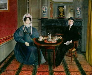 Couple Having Tea, c.1830
