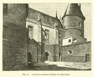 Court of the old kitchens of Saint Louis