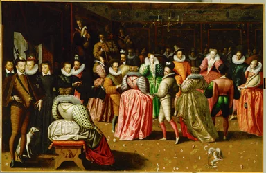 Court Ball at the Palais du Louvre on the Occasion of the Wedding of Anne, Duke of Joyeuse
