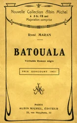 Cover of the book “Batouala, véritable roman nègre” by René Maran
