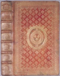 Cover of the Works of Tacitus with the Coat of Arms of Louis XIV