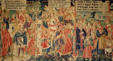 Daniel Interrogating the Elders, the Elders Led to Their Execution and Susanna Crying on Her Way to Her Trial