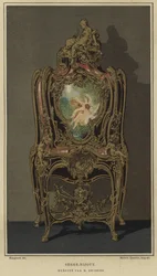 Decorated Serre-Bijoux by Joseph Emmanuel Zwiener, 19th Century