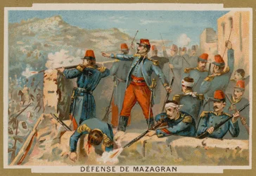 Defence of Mazagran by the French, Algeria, 1840