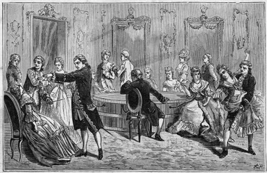 Demonstration by Frederic Antoine Mesmer (Franz Anton Mesmer)