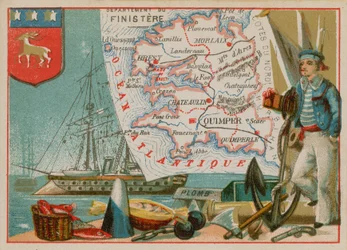 Department of Finistere in Western France