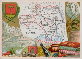 Department of Gard in Southern France