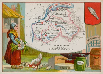 Department of Haute Savoie in Eastern France
