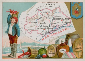 Department of Herault in southern France