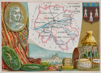 Department of Indre et Loire in west central France