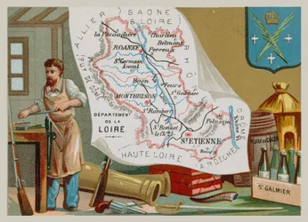 Department of Loire in central France