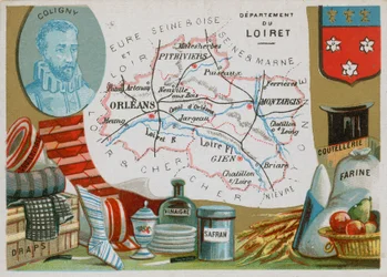 Department of Loiret in north central France