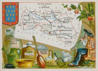 Department of Orne in Northwest France