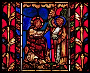 Christ Attended by Angels (after the Temptation?)