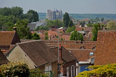 View of Beauvais Cathedral Seen from Afar