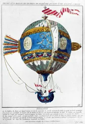 Design for a Hot-Air Balloon with a Diameter of 120 Feet to Take Off at Dijon
