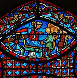 Detail (bishop and casket)