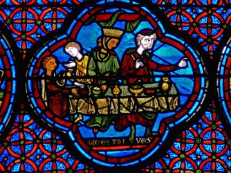 Detail (parable of Lazarus and Dives)