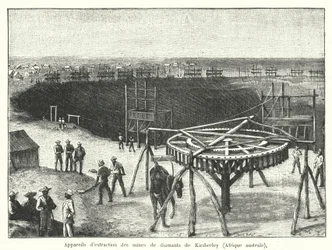 Diamond Mines of Kimberley, Cape of Good Hope, South Africa