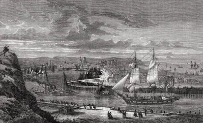 Dieppe in the 18th century, from 