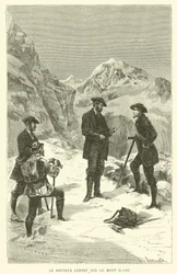 Doctor Lortet on Mont Blanc