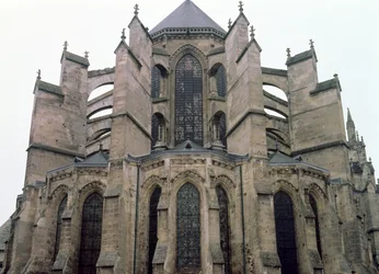 Double Flying Buttresses from the east end