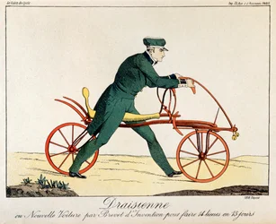 Draisienne, Ancestor of the Bicycle, 1820