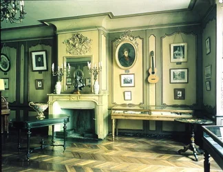 Drawing room in the birthplace of Hector Berlioz