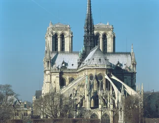East end of Notre Dame, 1163-1345