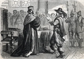 Eighth War of Religion, Barricades Day (engraving) 1864