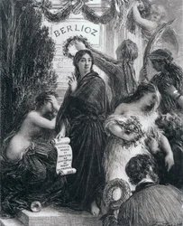 Engraving Dedicated to the Memory of Hector Berlioz