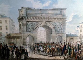Entry of the Allies into Paris through the Porte Saint Martin on March 31, 1814