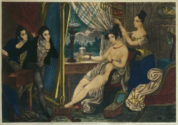 Evening, the toilet before the ball, early 19th century