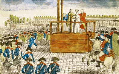 Execution of Marie-Antoinette in the Place de la Revolution, 16th October 1793