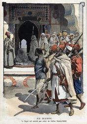 Execution of Rogui Bou Hamara by Order of Sultan Moulay Hafid in Fez, 