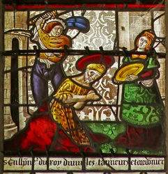 Execution of St John the Baptist: Salome Awaits