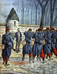 Execution of a German Spy by the French Troops