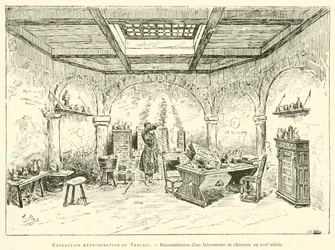 Retrospective Exhibition of Work, Reconstruction of a Chemist