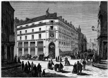 Exterior view of the new stores in the Grand Conde, in Paris, inaugurated on April 8