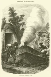 Charcoal Production by Piles