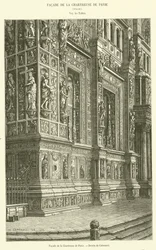 Facade of the Chartreuse de Pavie