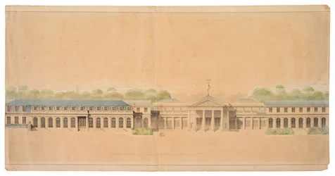 Facade of Chateau de Neuilly