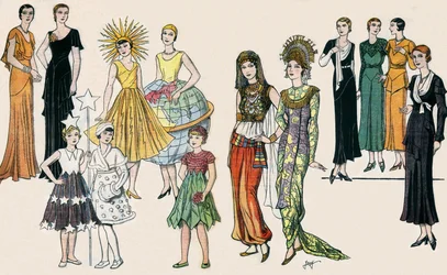 French Feminine and Child Fashion
